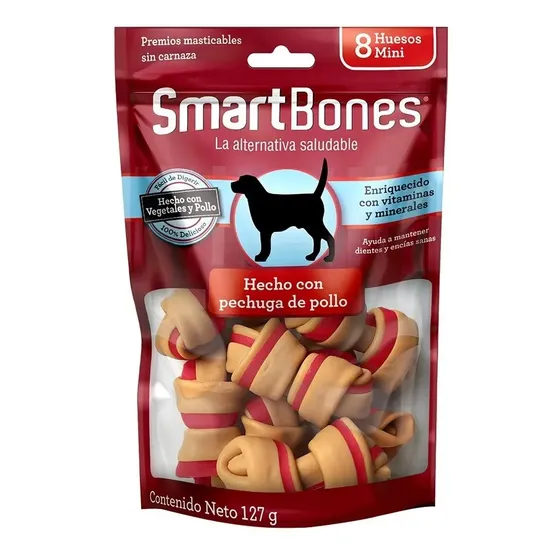 Ossinho Para Cães Smartbones Frango Mini Com 8 Unidades