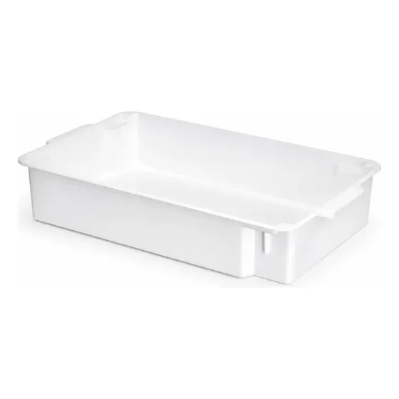 Kit C/10 Bandejas Topa Tudo Reforçada Branca 11,5l Santana