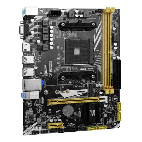 Placa Mãe Ryzen A520 Am4 Amd Hdmi Ddr4 16gb 6 Gb Usb 3.0