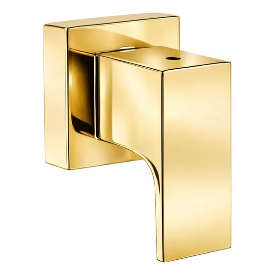 Acabamento Registro Quadrado Padrão Deca Dourado Barcelona