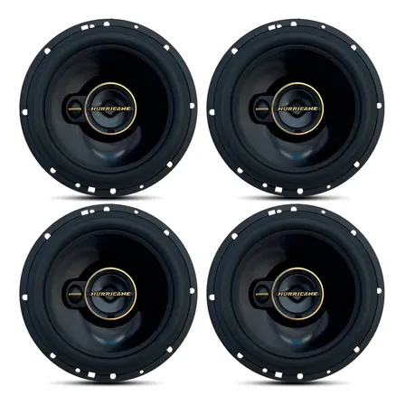 Kit Alto Falantes Fiesta 2003 A 2014 Zetec Hurricane A6t Preto