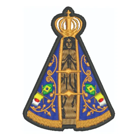 Patch Bordado N S Aparecida 5cm Rlg001l036a050