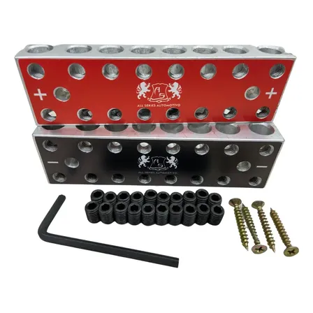Bloco Distribuidor As 8x8 16via Barramento Fixa Até 70mm Par