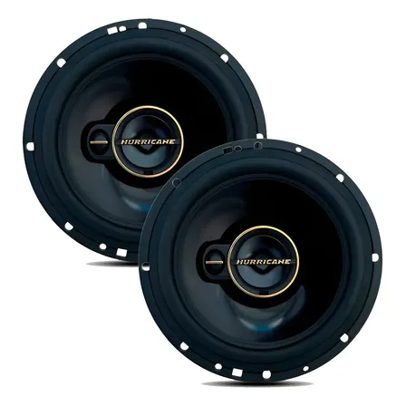 Par Alto Falante Porta Hurricane 6 Polegadas A6 T 120w Rms Preto