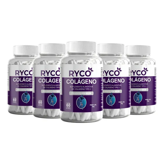 5x Colágeno Tipo 2 40mg Original - Envio Já