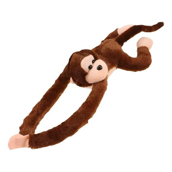 Macaco De Pelúcia Que Ascende Olhos Vermelhos De Pendurar