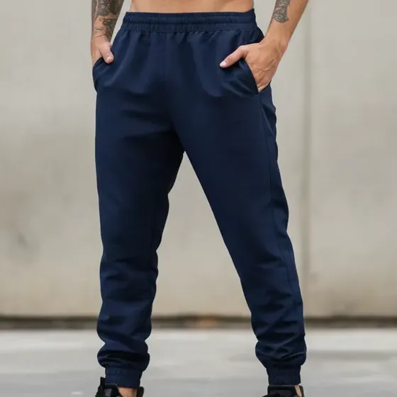 Calça Tactel Jogger Premium Fitness Academia 2 Bolsos 016