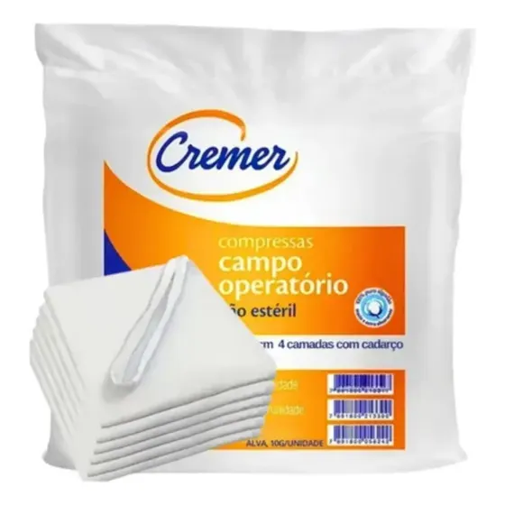 50 Un Compressa De Campo Alva (23x25 - 10g) - Cremer