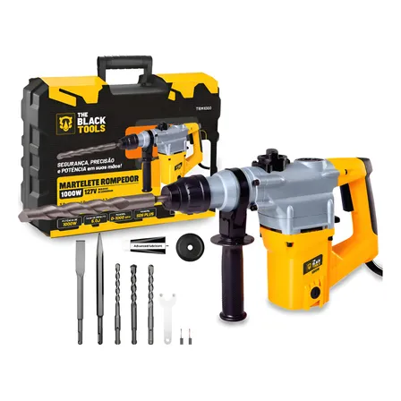 Martelete Perfurador Rompedor 1000w Sds-plus Com Maleta 110v