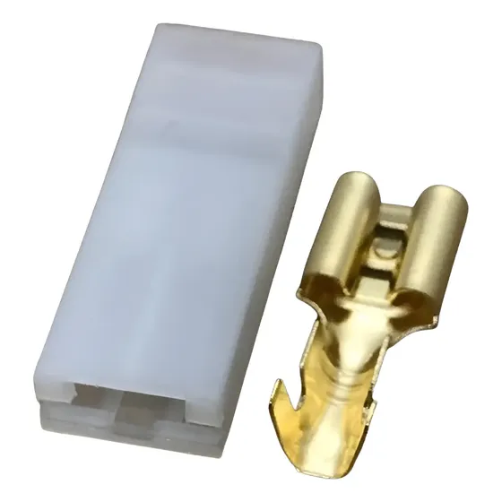 100 Terminal Faston Fêmea S/trava 6,3mm + Luva Reta C/trava