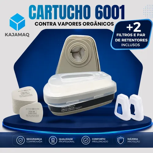 Kit 1 Par Cartucho 6001 2 Filtro Mecanico 5n11 Retentor 501