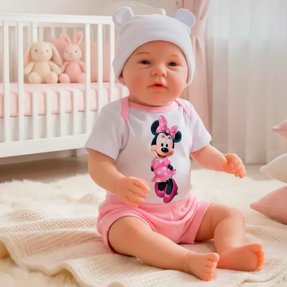 Boneca Reborn Realista Menina Mary Silicone Envio Imediato