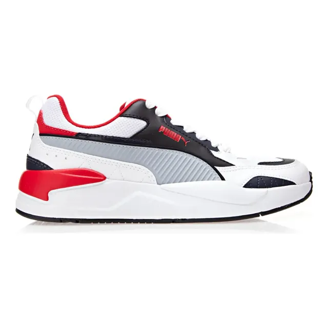 Tênis Masculino E Feminino X-ray 2 Square Bdp Puma Branco/vermelho Liso 41