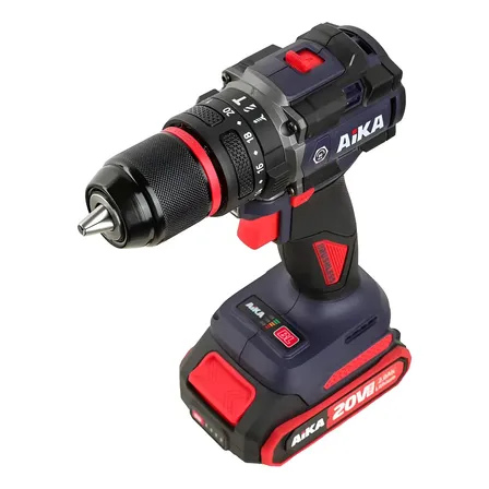 Furadeira Parafusadeira Impacto Aika 20v Ad-dr13a 2 Baterias