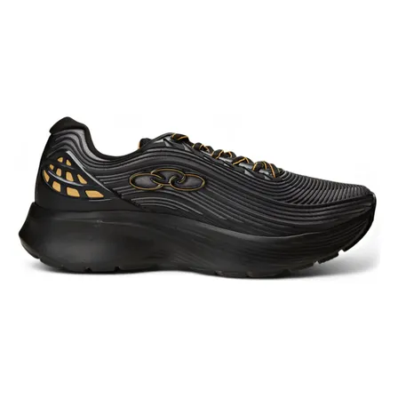Tênis Esportivo Masculino Fluir Olympikus Preto/chumbo Liso 39 Br
