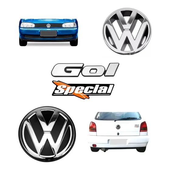 Kit Emblemas Gol Special - Bola G2 - Modelo Original