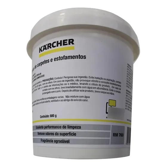Detergente Em Pó Para Extratora 800g Rm760 Karcher