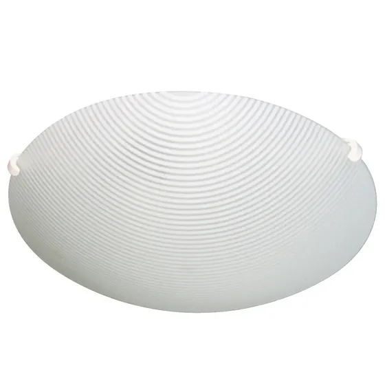 Plafon De Teto Redondo Vidro Para 2 Lampadas Cod 5330.30.20