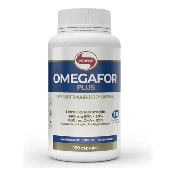 Omegafor Plus 120 Cápsulas Ômega 3 Vitafor
