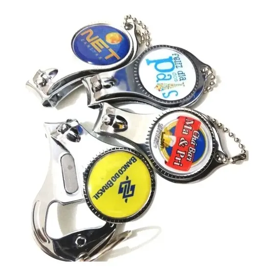 100 Chaveiro Cortador E Abridor Personalizados Com Sua Logo