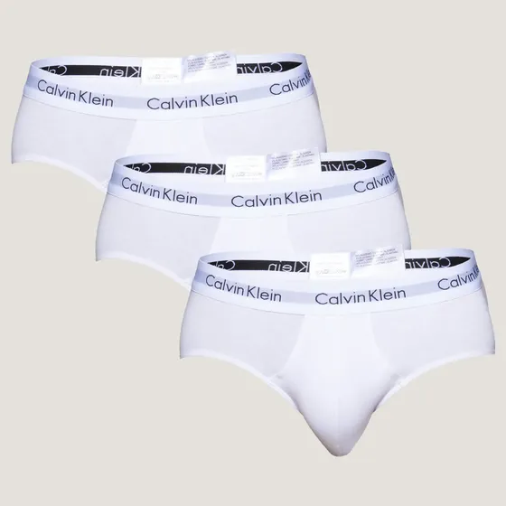 Kit 3 Cuecas Masculinas Slip Cotton Calvin Klein