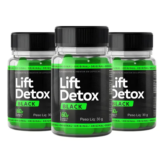 1 Un L .i. F .t Detox Life Original 60 Cápsulas