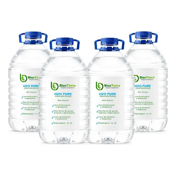 Agua Destilada Autoclave Esterilização Cirúrgico Cpap 4x5lt