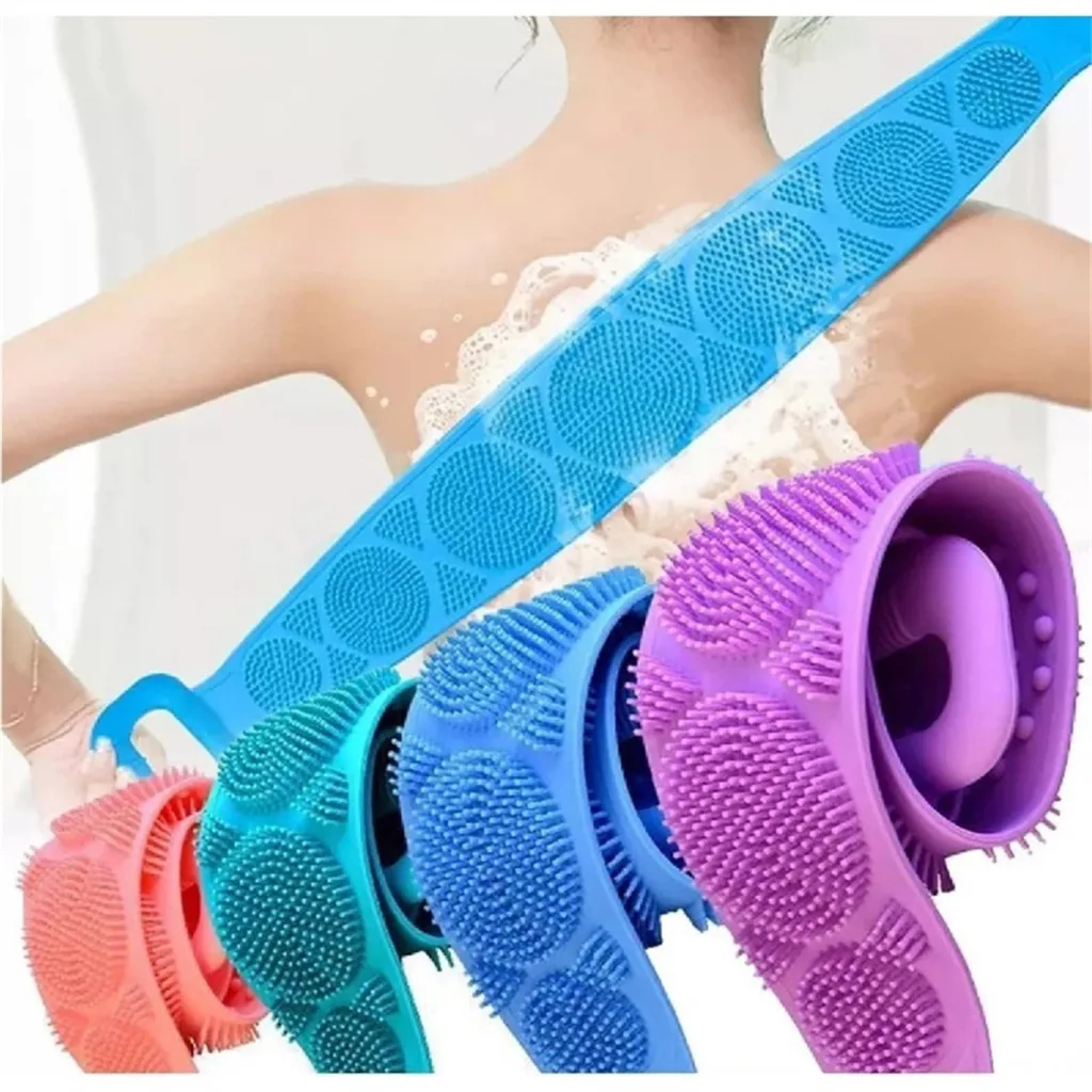 Esponja de banho lava costa Silicone anti bacteriano cores sortido