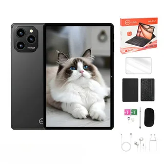 Tablet 10.1” com Teclado+Mouse 6GB RAM 128GB Android 13 Câmera 50MP alex