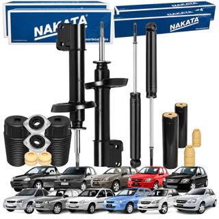 Kit 4 Amortecedor Dianteiro Traseiro Original Corsa Celta Reposição Suspensão Direção Nakata Full