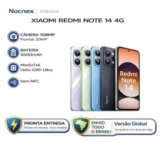 Xiaomi Redmi Note 14 4G 128GB | 256GB Versão Global