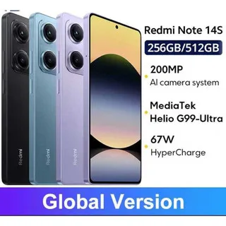 Xiaomi Redmi Note 14S 4G NFC 256GB | 512GB Versão Global