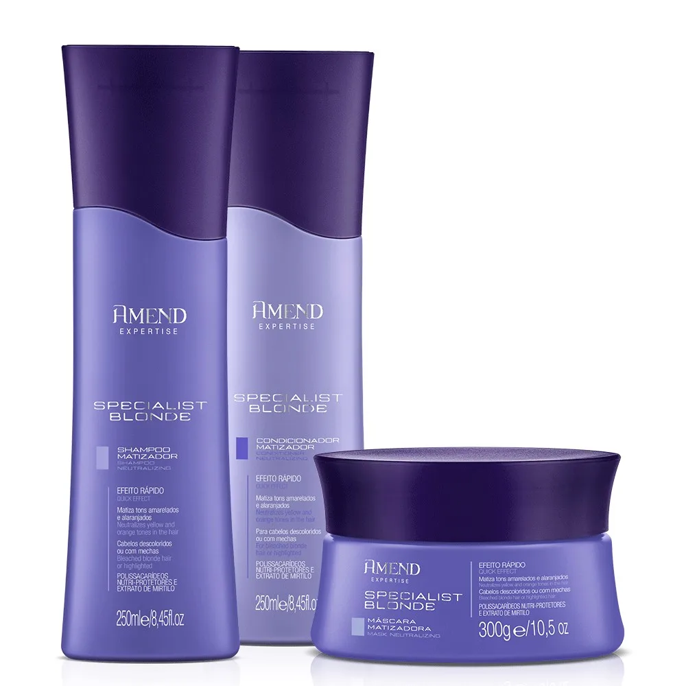 AMEND KIT EXPERTISE SPECIALIST BLONDE | 3 PRODUTOS