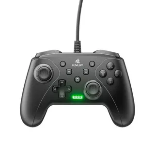 Controle Gamer Com Fio USB Android Computador PC Console Video Game Joystick Knup KP-CN700