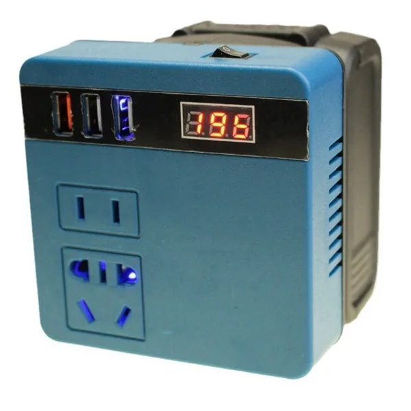 Inversor de Bateria Makita 20V, Conversor para Ferramenta Elétrica, Saída AC220V DC5V, Fonte de Energia Portátil Externa