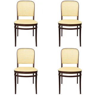 Kit 4 Cadeira de Jantar Provence Amis Roma Bitlar Rattan em Polipropileno Design Arabesco Empilhável 130kg Sala Cozinha