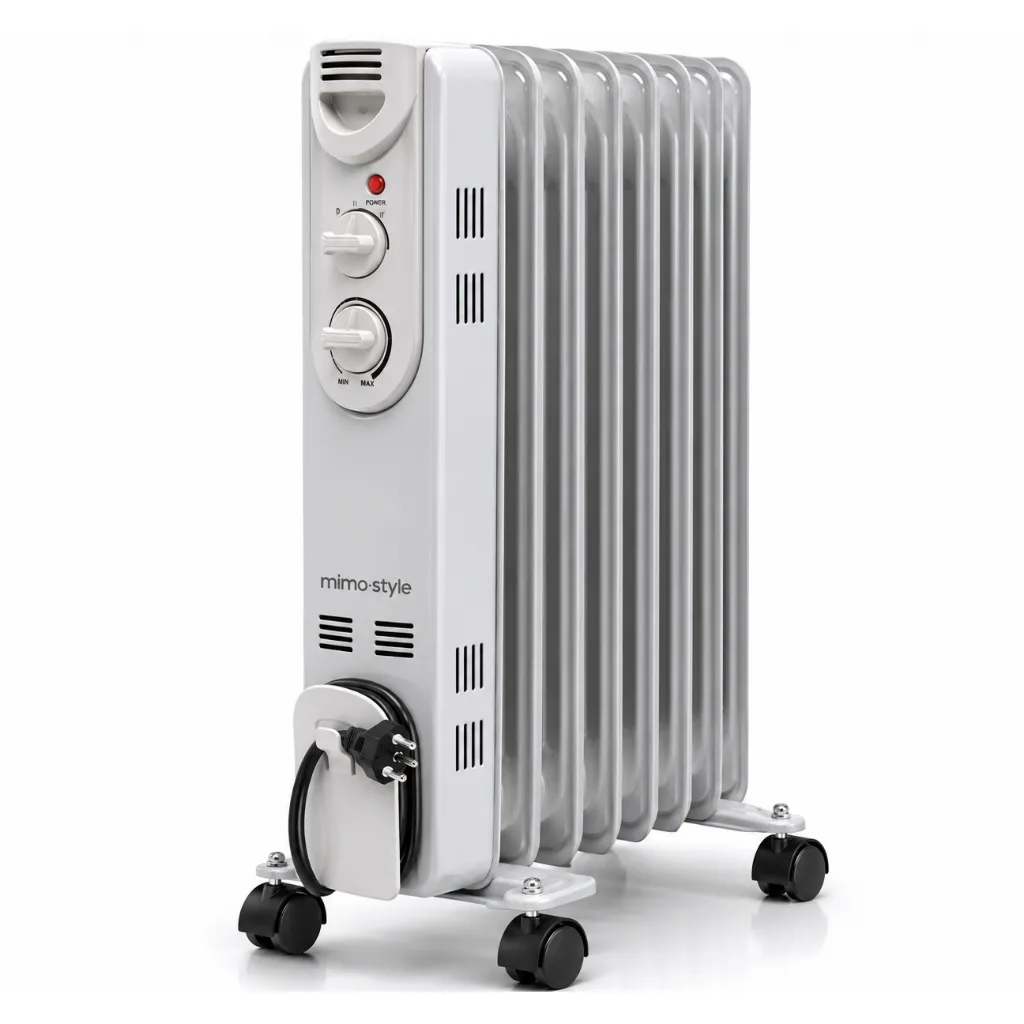 Aquecedor A Óleo AQ03 127V - Para Noites Frias 1200w Mimo Style