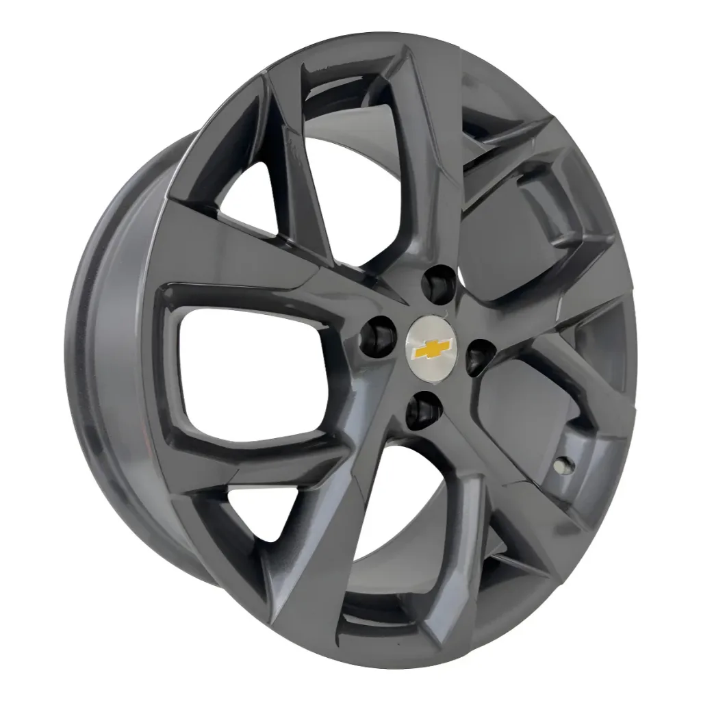 Kit 4 Rodas Aro 16X6,0 4x100 Onix Ltz Prisma Joy Grafite Brilhante Krmai S47