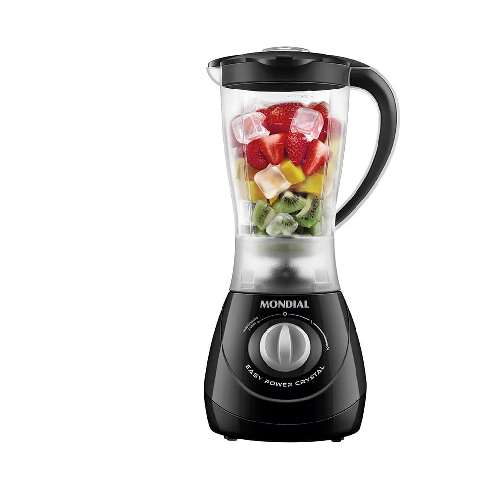Liquidificador Mondial Easy Power L-550-B com 2 velocidades + Função Pulsar 550W