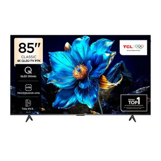 Smart TV 85 85P7K 4K QLED UHD 60Hz com Sistema Operacional Google TV TCL