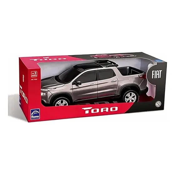 Carrinho Fiat Toro Metalizada Pick Up - Roma Brinquedos