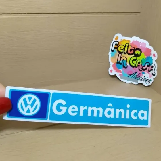 Adesivo Concessionária De Época Volkswagen Carro Antigo