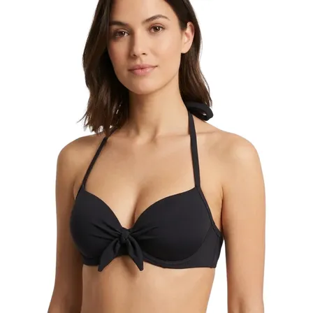 Bojo Top Biquíni Meia Taça De Aro Alça Fina - Moda Praia