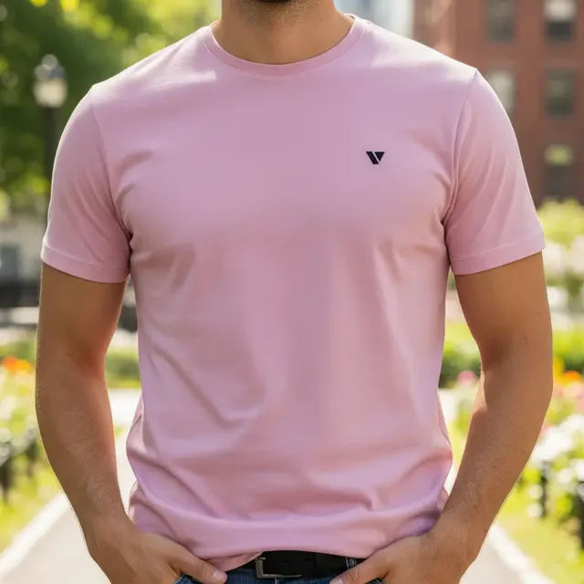 Camiseta Masculina Camisas Slim Voker 100% Algodão Atacado