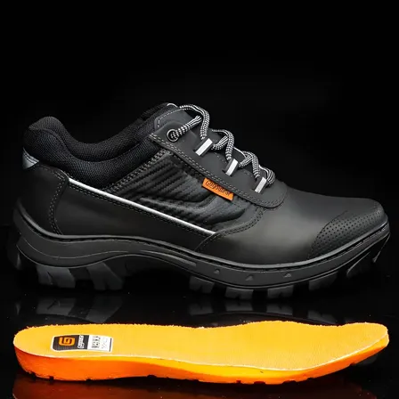 Tenis Com Ca Bico De Pvc Bota Preta Segurança Epi Gogowear