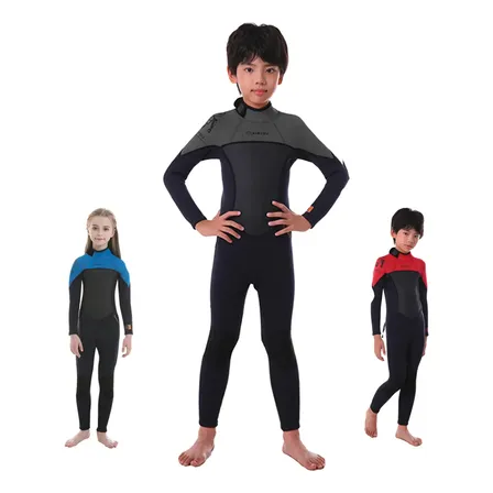 Roupa Borracha Neoprene Infantil Unissex Surf Long John