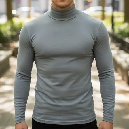 Blusa Camiseta Gola Alta Proteção Uv50+ Térmica Qualidade