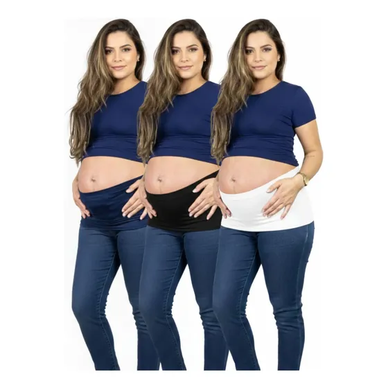 Kit Com 3 Faixas Gestante