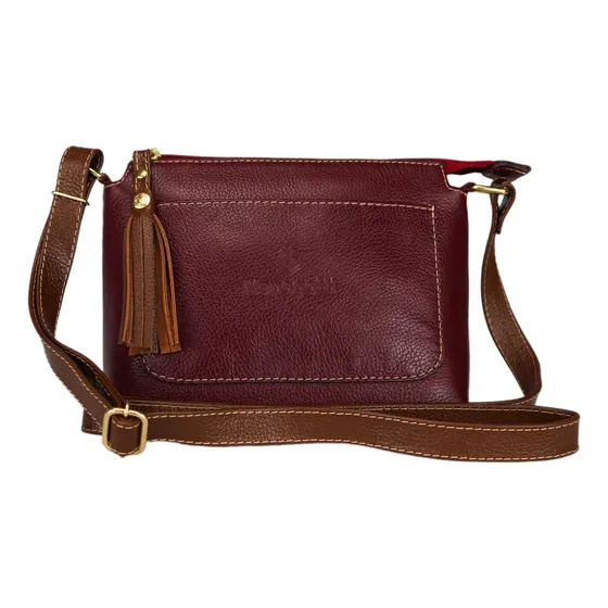 Bolsa Feminina Em Couro Legítimo Menegatti - Várias Cores