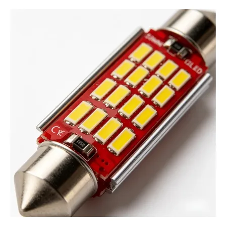 Par Lâmpada Led Carro Torpedo Canbus Canceller Teto
